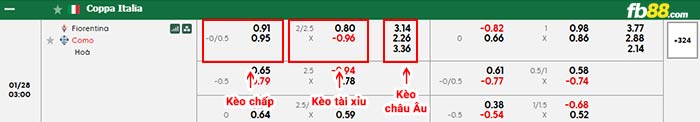 fb88 bảng kèo trận đấu Fiorentina vs Como